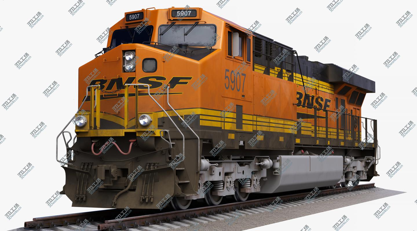 images/goods_img/202104092/GE ES44AC Locomotive BNSF 3D model/2.jpg